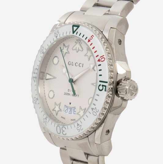 GUCCI - Ceas de Scufundări Quartz din Oțel Inoxidabil