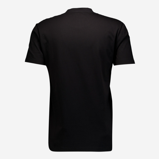 VERSACE - Tricou Negru cu Design Medusa