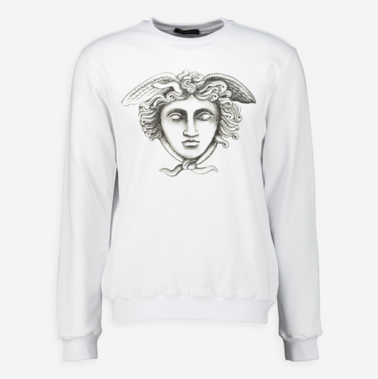 VERSACE - Hanorac Alb Grafic