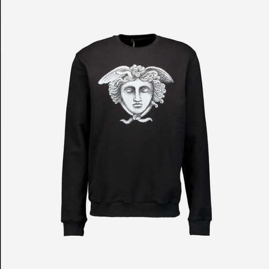 VERSACE - Hanorac Negru Medusa