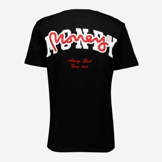 MONEY - Tricou Negru cu Logo