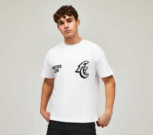 FOREVER CLUB - Tricou Ivy Alb