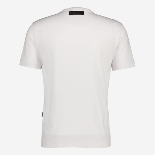 PLEIN SPORT - Tricou Alb Cu Logo