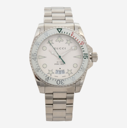 GUCCI - Ceas de Scufundări Quartz din Oțel Inoxidabil